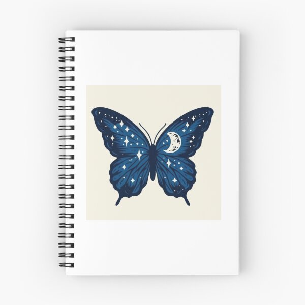 Item preview, Cosmic Blue Butterfly with Stars Graphic Artwork  designed and sold by NivyasArtistry.