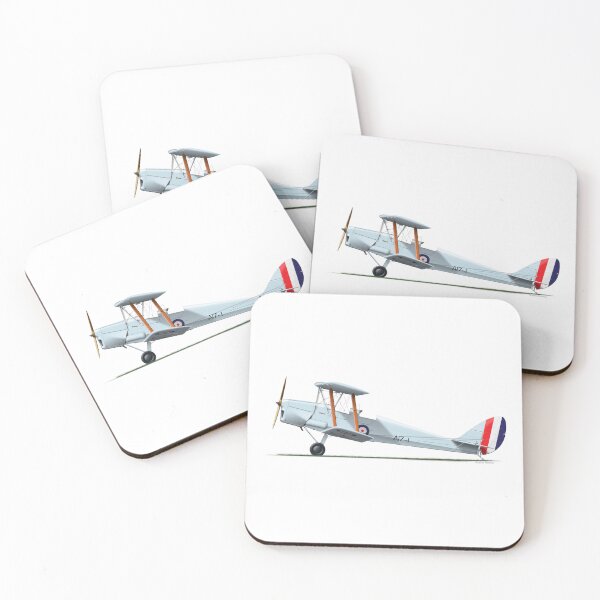Item preview, DH-82A TIGER MOTH A17-001 RAAF 1939 designed and sold by Grubby Fingers Aircraft Illustration.