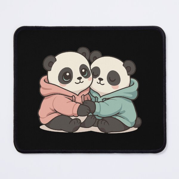 Item preview, Cuddly pandas: Kawaii pastel graphic designed and sold by Pineapple-Tree.