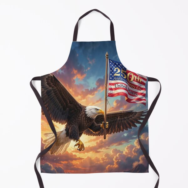 Item preview, Eagle Flying with American Flag designed and sold by purplesensation.