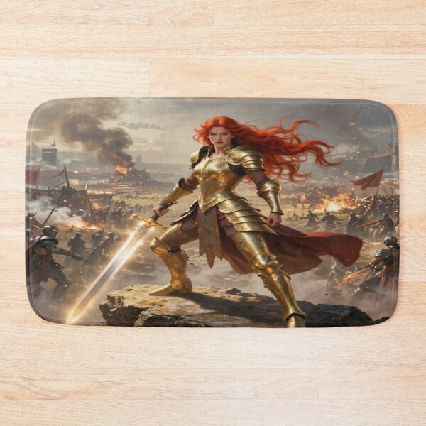 Item preview, Epic warrior in a firestorm inspired by Julie Bell's dynamic fantasy power designed and sold by FotoworldEdel.