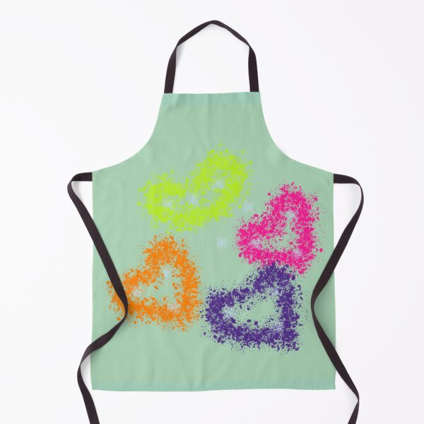 Item preview, Colorful Abstract Painted hearts designed and sold by Desolaa_Arts.