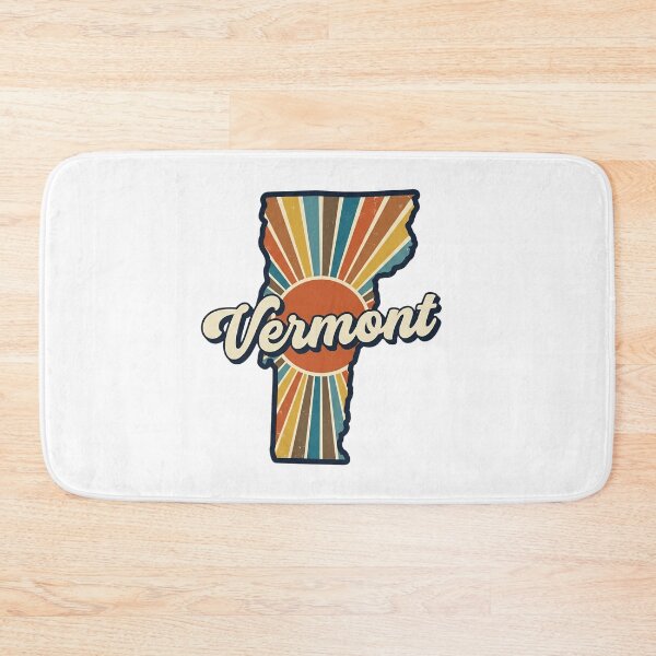 Item preview, Vermont Illustrated Map – Retro State Regions & Landmarks designed and sold by Paper Drip.