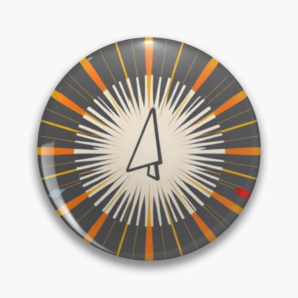 Item preview, Abstract Solar Symbol with Arrow on Gray Background designed and sold by RAISC.