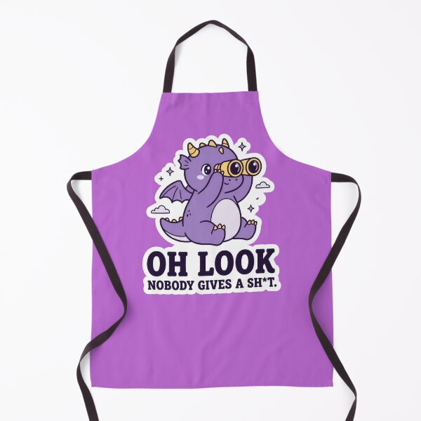 Item preview, Oh Look Nobody Gives a Sh#t Funny Dragon Design designed and sold by StillWildink.