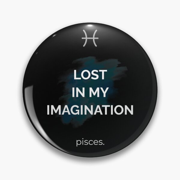 Item preview, Pisces Zodiac Lost In My Imagination Black Design designed and sold by Milena018.
