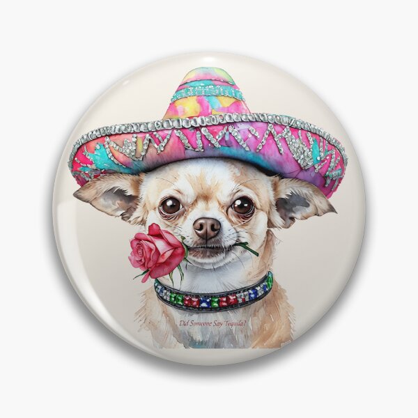 Item preview, Fiesta Chihuahua Tequila Dog designed and sold by The Salted Lime Cape Cod .