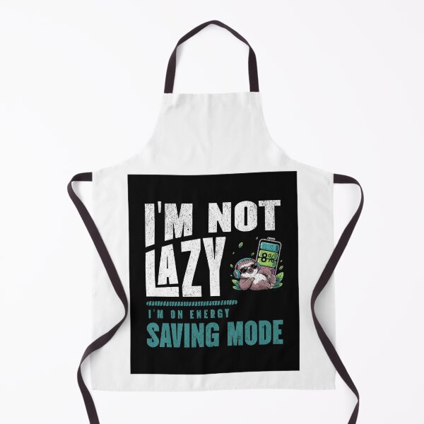 Item preview, I'm not lazy, i'm on energy saving mode, sloth designed and sold by bluesquidink.