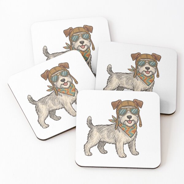 Item preview, Whimsical Aviator Westie Dog - Pilot Goggles & Bandana Art designed and sold by TaiwanMemory.