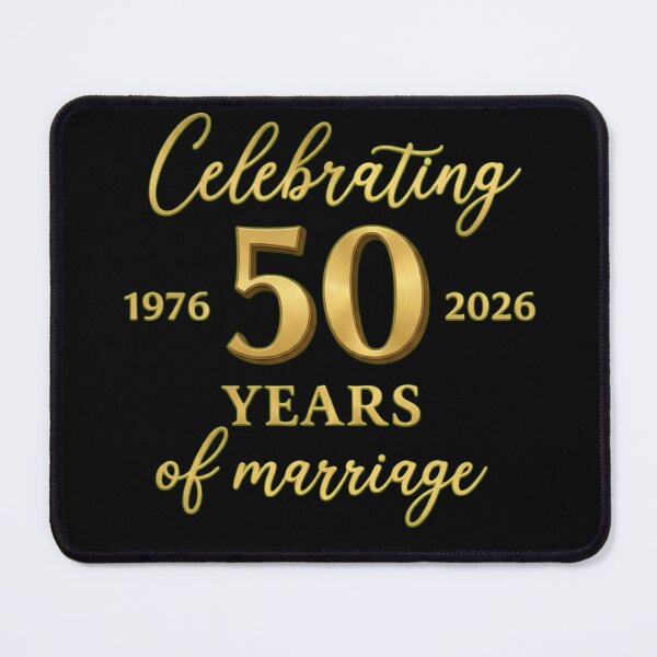 Item preview, Golden 50th Wedding Anniversary 1976-2026 Marriage Celebration designed and sold by haitrieuic96.