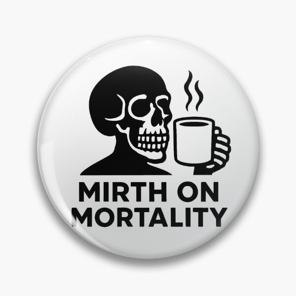 Item preview, Mirth On Mortality Skull Coffee Sticker designed and sold by Arte-Excellency.