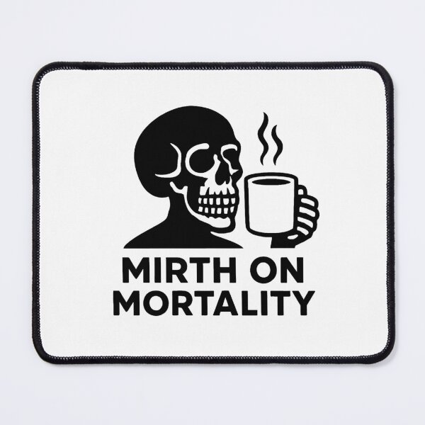 Item preview, Mirth On Mortality Skull Coffee Sticker designed and sold by Arte-Excellency.