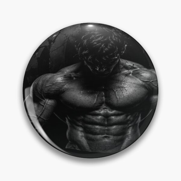 Item preview, Dark Muscle Discipline Warrior | Powerful Fitness Artwork designed and sold by Sticleg.