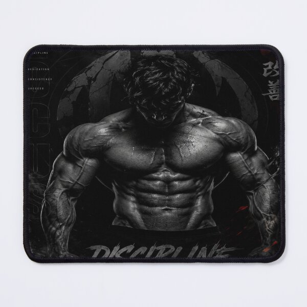 Item preview, Dark Muscle Discipline Warrior | Powerful Fitness Artwork designed and sold by Sticleg.
