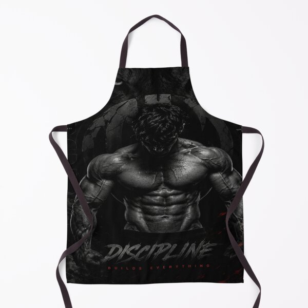 Item preview, Dark Muscle Discipline Warrior | Powerful Fitness Artwork designed and sold by Sticleg.