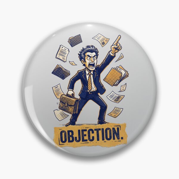 Item preview, Lawyer Objection Bold Art designed and sold by Ortsas.
