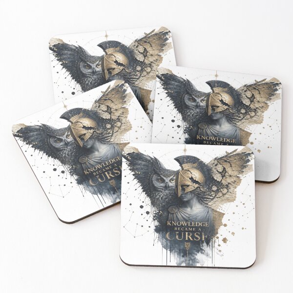 Item preview, Knowledge Became A Curse – Artistic Athena Mythology Art designed and sold by ArtisElec.