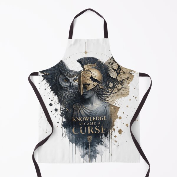Item preview, Knowledge Became A Curse – Artistic Athena Mythology Art designed and sold by ArtisElec.