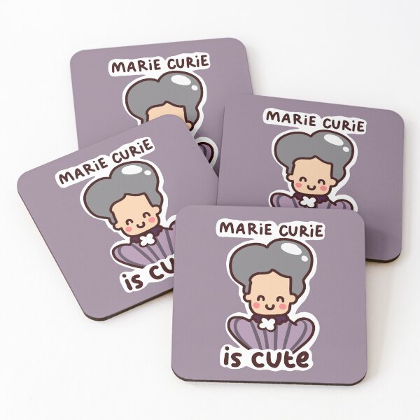 Item preview, Marie curie is cute scientist girl sticker designed and sold by sianelliot.