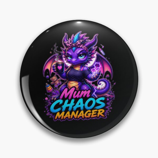 Artikelvorschau, Mum Chaos Manager Drachen-Shirt Lustiges Mama-Leben Partnerlook für die ganze Familie Niedliche Chaos-Energie entworfen und verkauft von MartBook.