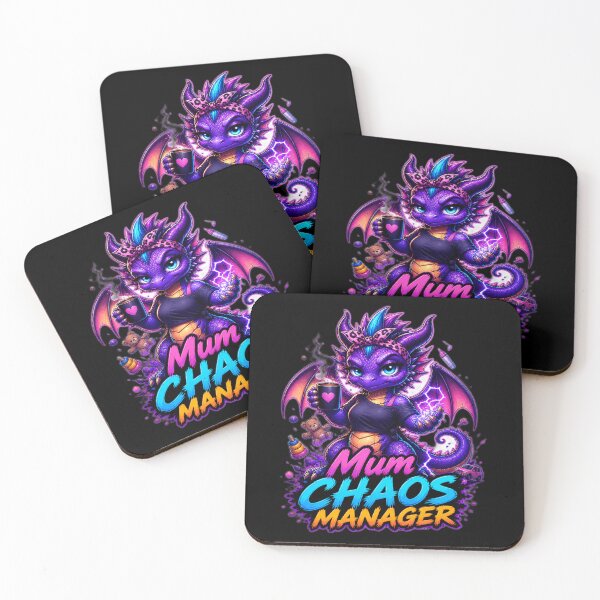 Item preview, Mum Chaos Manager Dragon Shirt Funny Mom Life Matching Family Cute Chaos Energy designed and sold by MartBook.