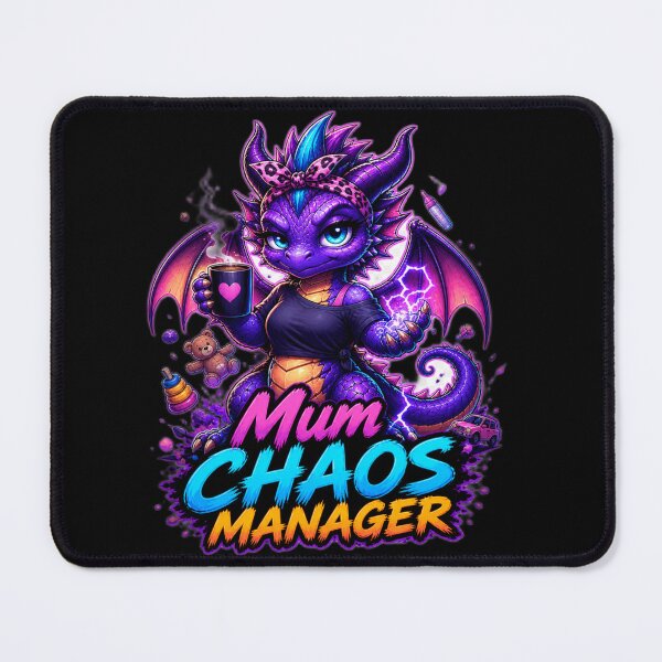 Item preview, Mum Chaos Manager Dragon Shirt Funny Mom Life Matching Family Cute Chaos Energy designed and sold by MartBook.