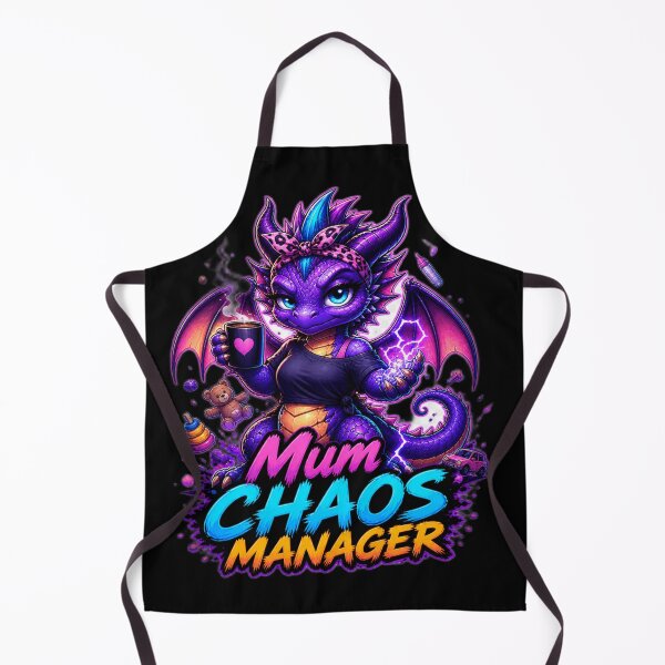 Item preview, Mum Chaos Manager Dragon Shirt Funny Mom Life Matching Family Cute Chaos Energy designed and sold by MartBook.