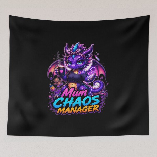 Item preview, Mum Chaos Manager Dragon Shirt Funny Mom Life Matching Family Cute Chaos Energy designed and sold by MartBook.