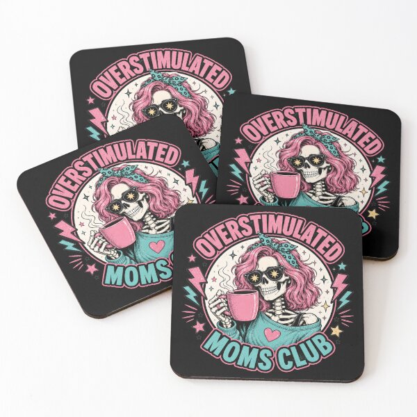 Item preview, Overstimulated Moms Club: Funny Skeleton designed and sold by SanipepaVase.