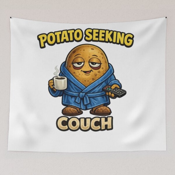 Item preview, POTATO SEEKING COUCH designed and sold by DomGDesign.