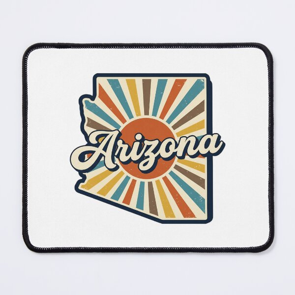 Item preview, Arizona Retro Sunset State Silhouette – Vintage Distressed Design designed and sold by Paper Drip.