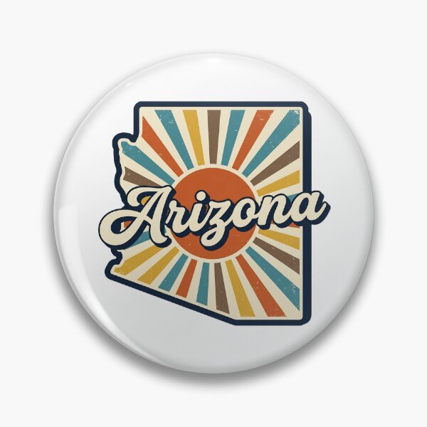 Item preview, Arizona Retro Sunset State Silhouette – Vintage Distressed Design designed and sold by Paper Drip.