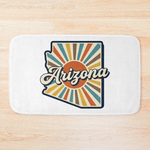 Item preview, Arizona Retro Sunset State Silhouette – Vintage Distressed Design designed and sold by Paper Drip.