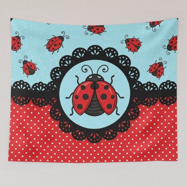 Item preview, Charming Ladybug Pattern designed and sold by purplesensation.