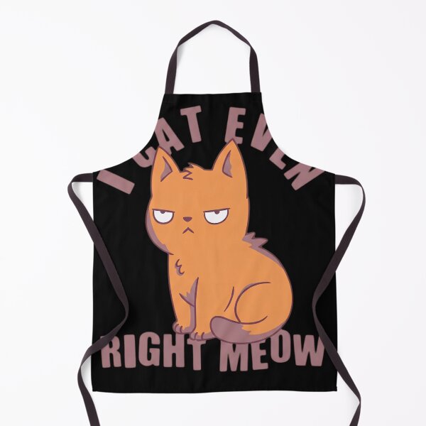 Item preview, Grumpy Orange Cat I Can't Even Right Meow Funny Pun designed and sold by haitrieuic96.