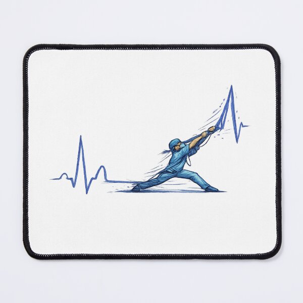 Item preview, Pulling Life Back | Funny Medical ECG Doctor Design designed and sold by Medico Design .