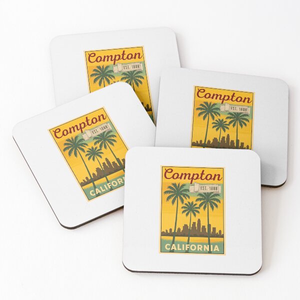 Item preview, Compton California Skyline – Vintage Retro USA designed and sold by happiecatstore.
