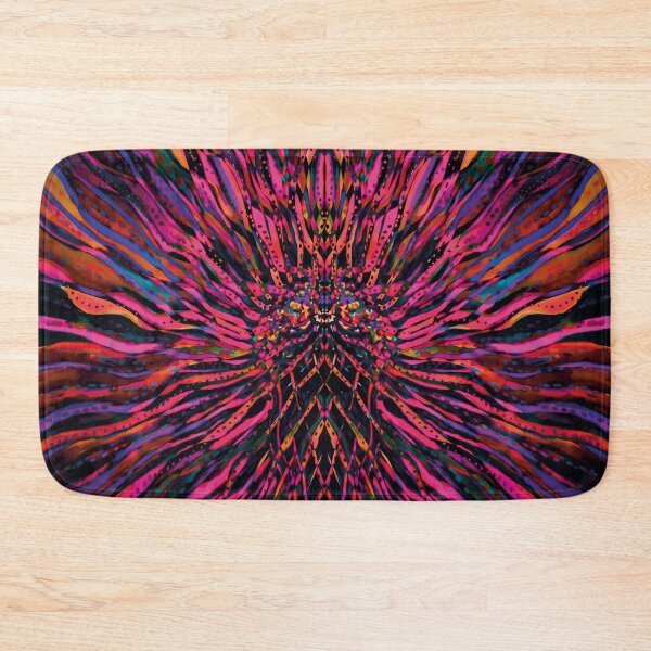 Item preview, Pulsating Mandala of Cosmic Energy – Neon Abstract designed and sold by Paolo-Bandal.