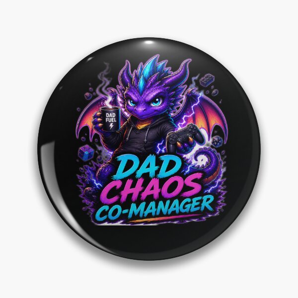 Item preview, Dad Chaos Co-Manager Dragon Shirt Funny Family Matching Mum Chaos Manager Cute Chaos Energy designed and sold by MartBook.