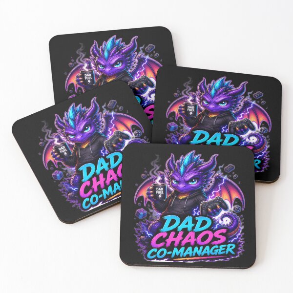 Item preview, Dad Chaos Co-Manager Dragon Shirt Funny Family Matching Mum Chaos Manager Cute Chaos Energy designed and sold by MartBook.