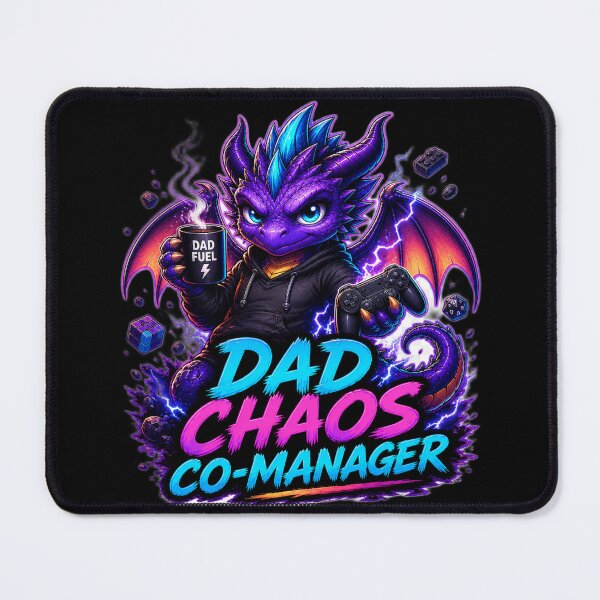 Item preview, Dad Chaos Co-Manager Dragon Shirt Funny Family Matching Mum Chaos Manager Cute Chaos Energy designed and sold by MartBook.