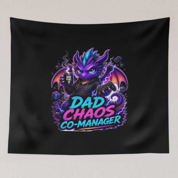 Item preview, Dad Chaos Co-Manager Dragon Shirt Funny Family Matching Mum Chaos Manager Cute Chaos Energy designed and sold by MartBook.