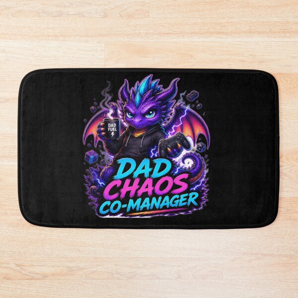 Item preview, Dad Chaos Co-Manager Dragon Shirt Funny Family Matching Mum Chaos Manager Cute Chaos Energy designed and sold by MartBook.