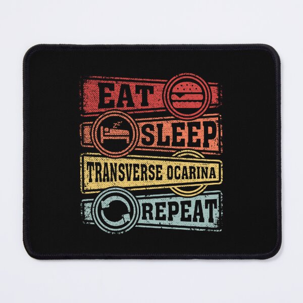 Item preview, Eat Sleep Transverse ocarina Repeat designed and sold by GabbyKash.