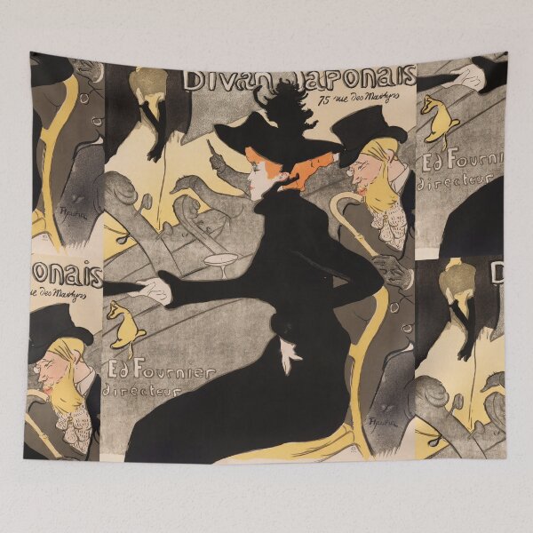 Item preview, Divan Japonais by Henri de Toulouse-Lautrec | Paris Cabaret Art Nouveau Poster Print designed and sold by artofuniverse.