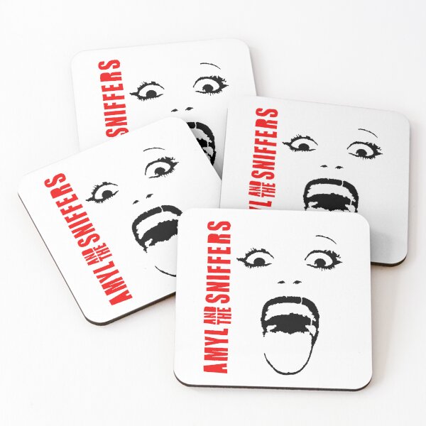 Item preview, Red Typography Black Silhouette Face Garage Rock designed and sold by DeadTired666.