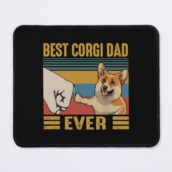 Item preview, Vintage Best Corgi Dad Ever Bump Fist Shirt designed and sold by OlyvieArt.