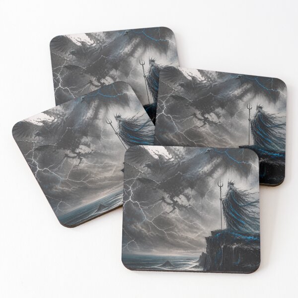 Item preview, Fragments Of The Storm – Surreal Mythology Wall Art designed and sold by ArtisElec.
