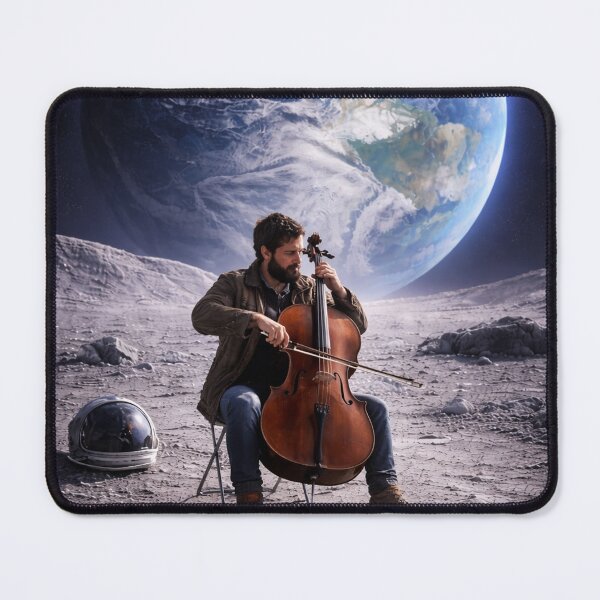 Item preview, Cello on the Moon designed and sold by JcAbstractArt.