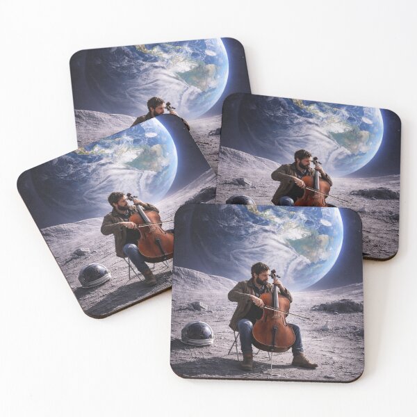 Item preview, Cello on the Moon designed and sold by JcAbstractArt.